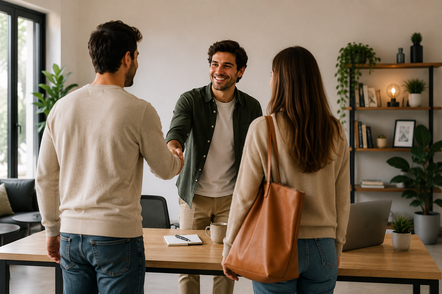 Small business team meeting