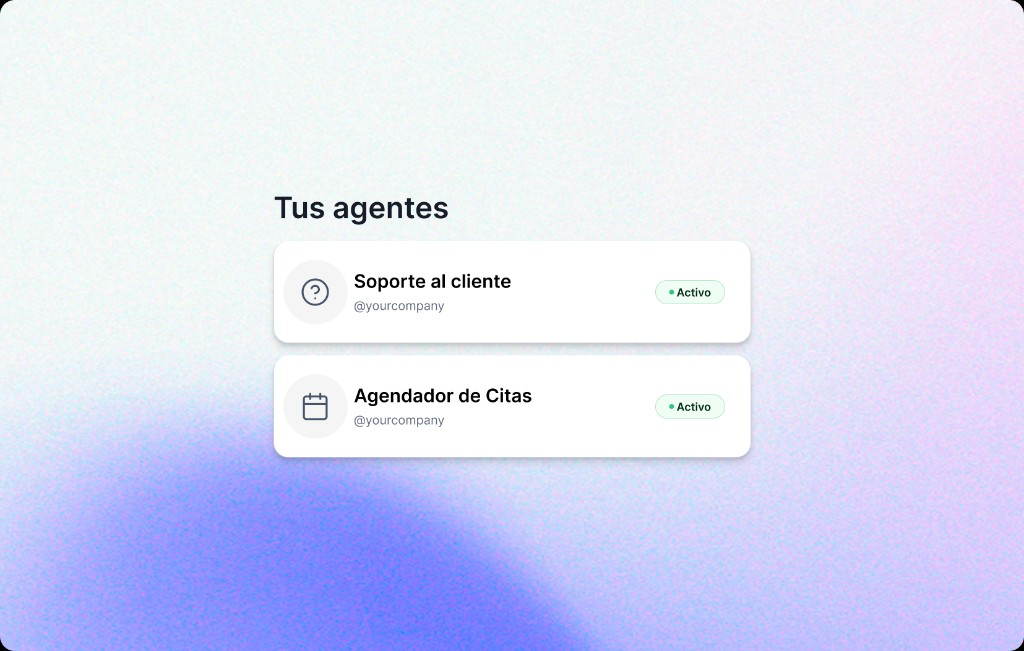 AI agents for customer support and appointment scheduling